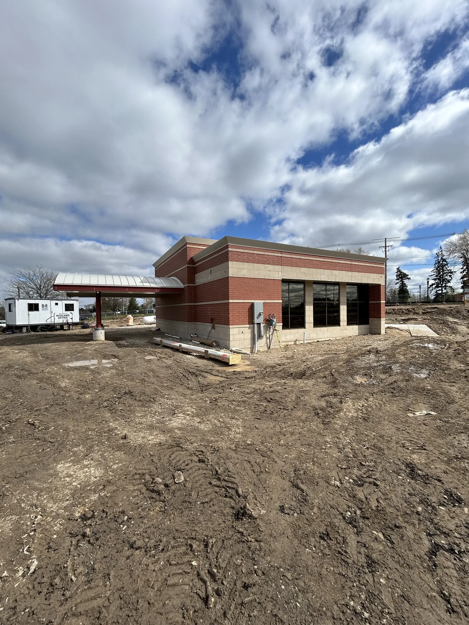 Ongoing progress photos from the Consumers Credit Union project