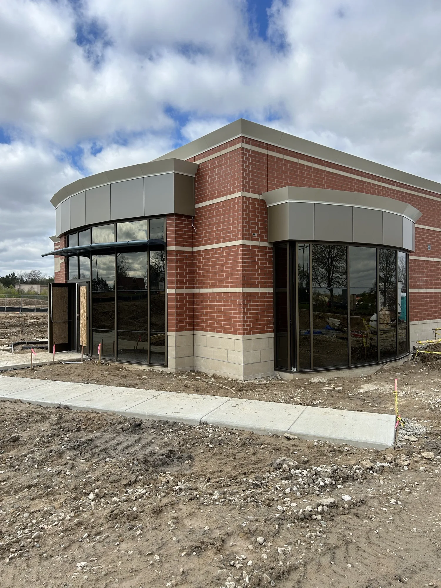 Ongoing progress photos from the Consumer Credit Union - Grand River 