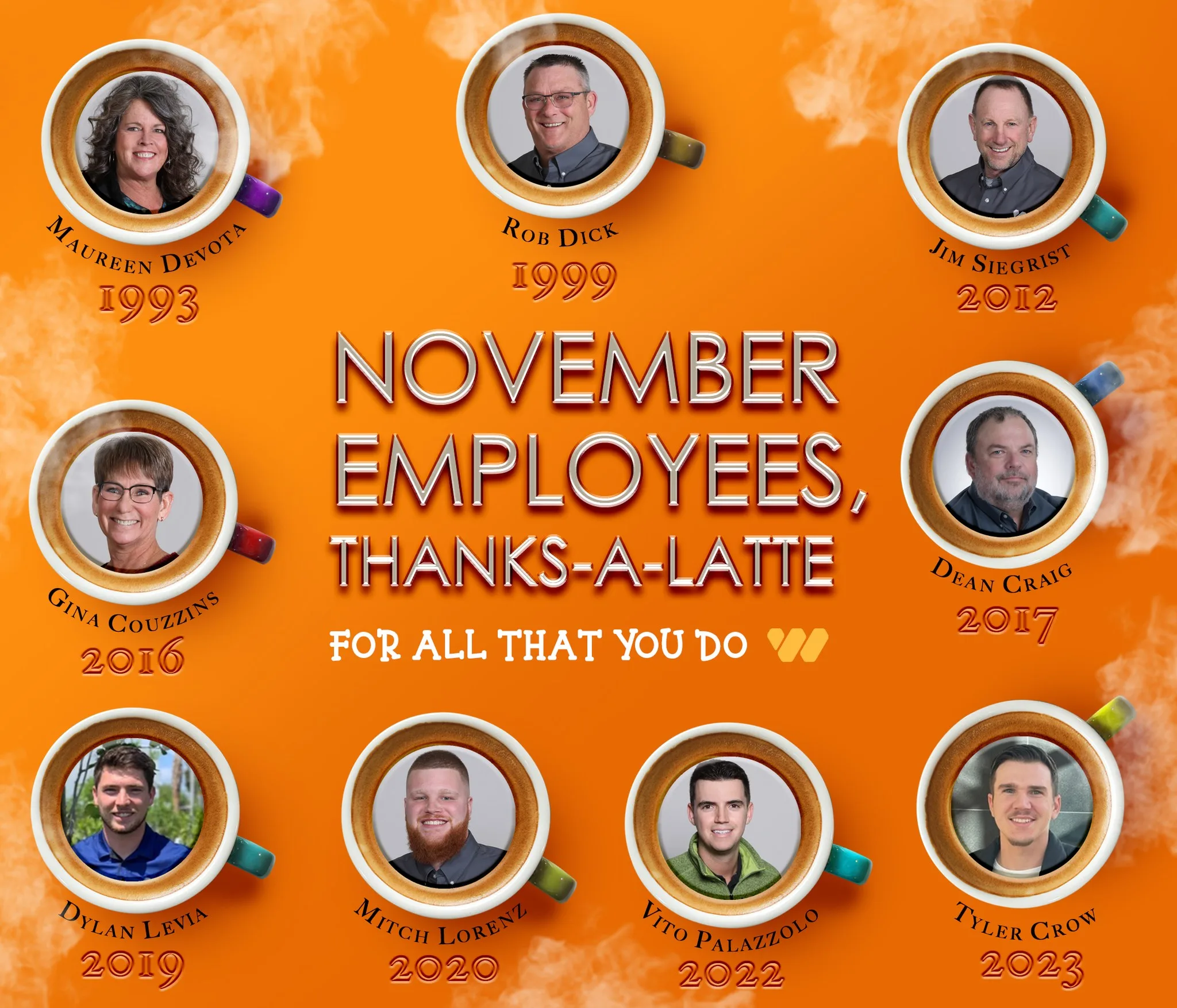 November Employee Anniversaries