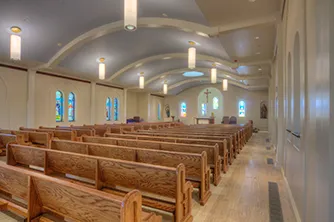 Lansing Catholic High School nave