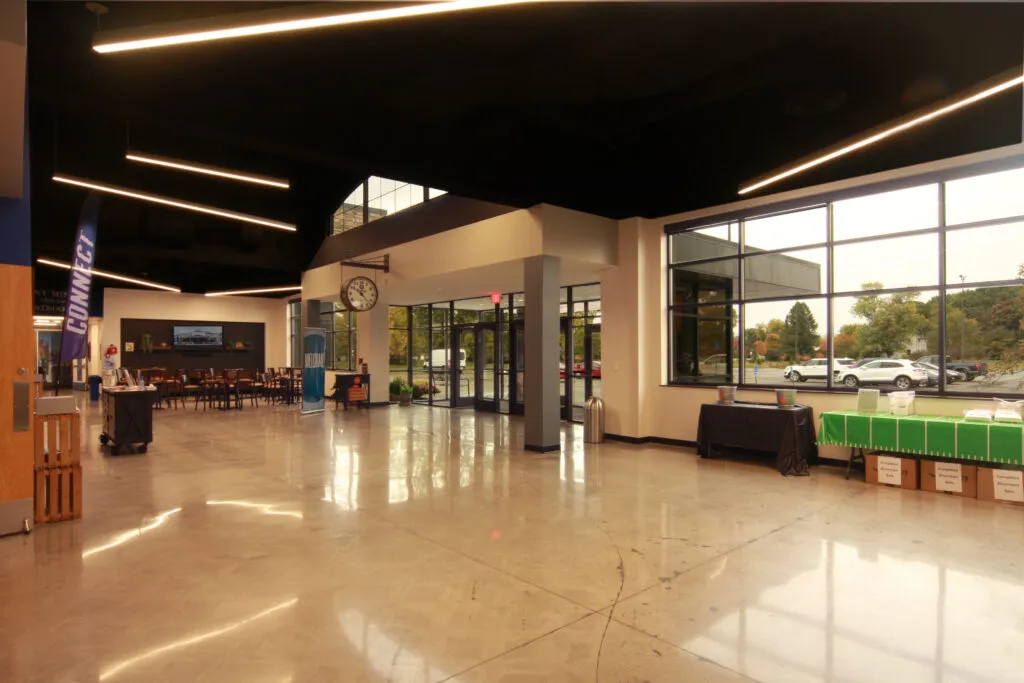 Keystone Church interior front entrance