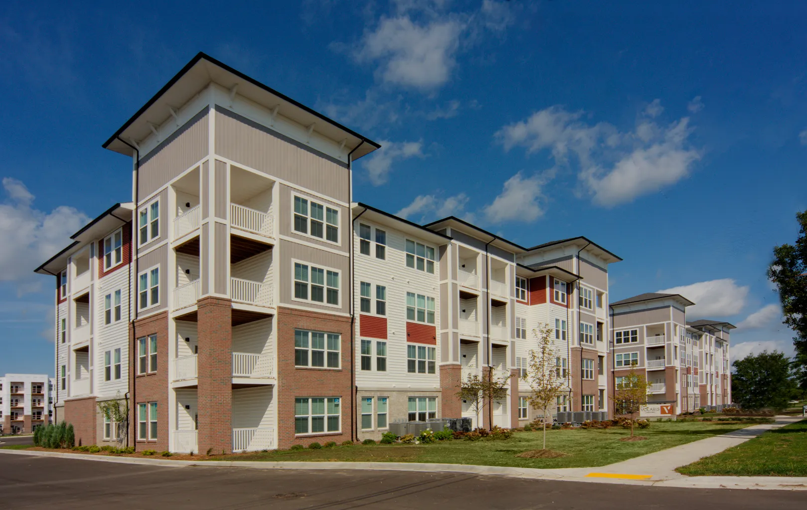Apartment block exterior