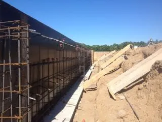 Building construction in progress