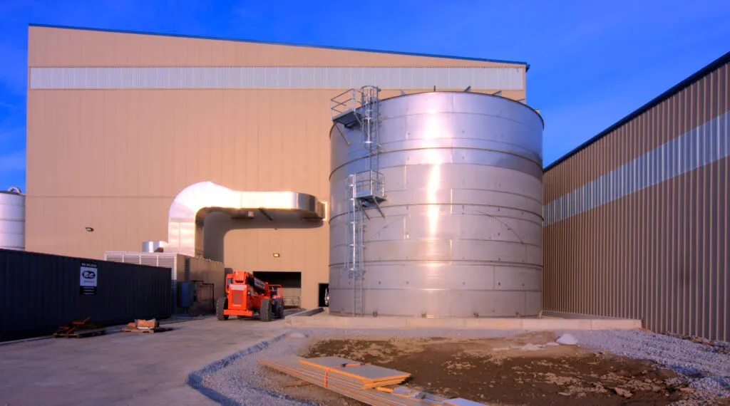 Pratt Paper Indiana exterior silo