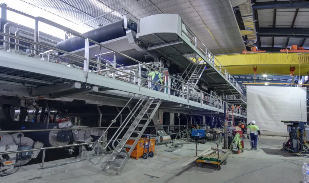 Pratt Paper Indiana interior catwalk