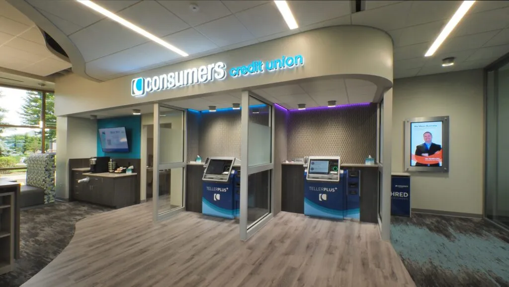 Consumers Credit Union East Lansing teller machines