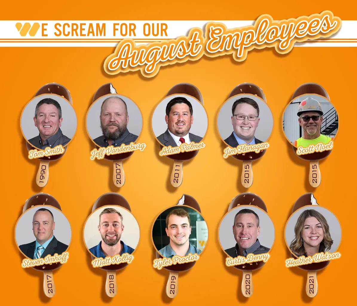 August Employee Anniversaries