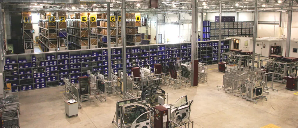 Brose warehouse floor