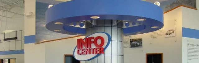 Boyland Auto Car Care interior info center sign