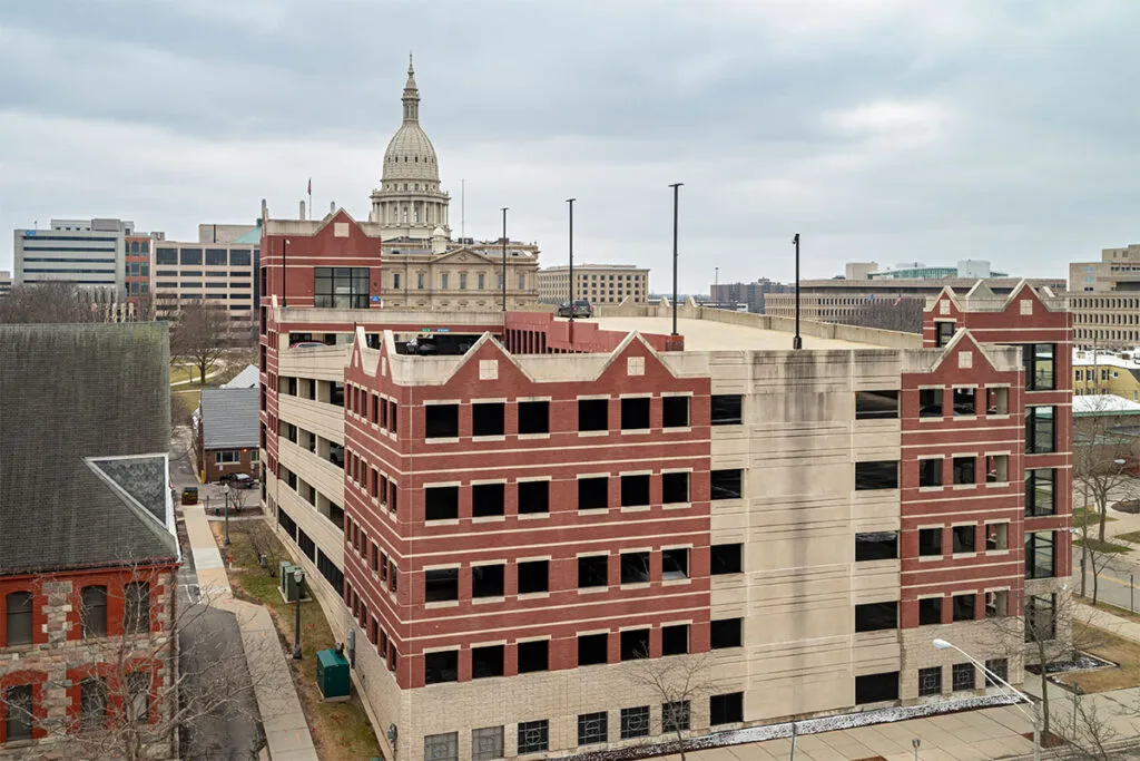 Capitol View Apartments parking garage