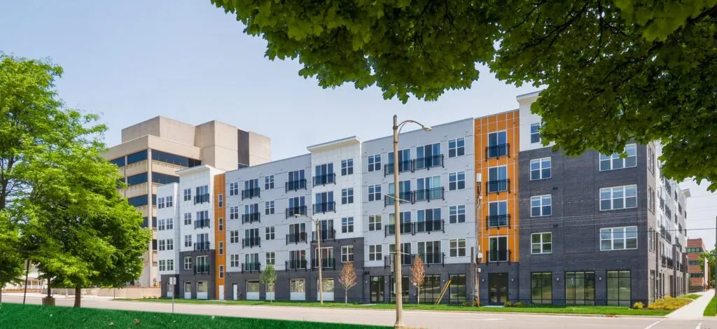 City View Apartments wide exterior