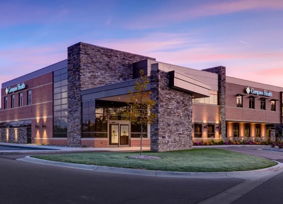 Compass Health Cancer Center exterior front entrance