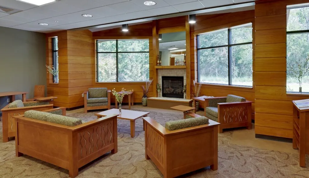 Desoto Parish Library sitting area