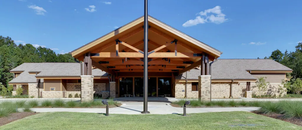 Desoto Parish Library front entrance