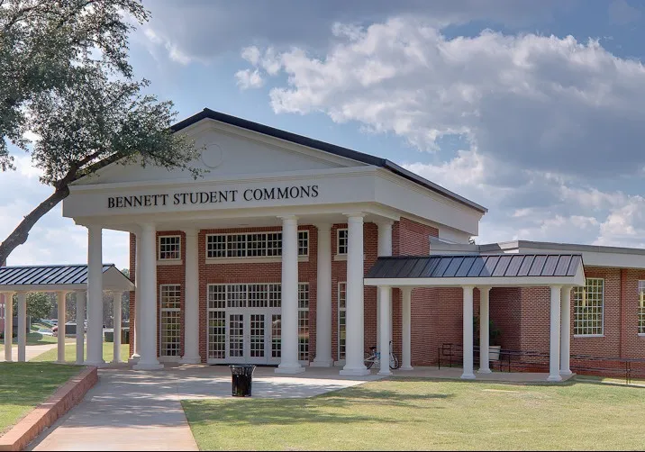 East Texas Baptist University front entrance
