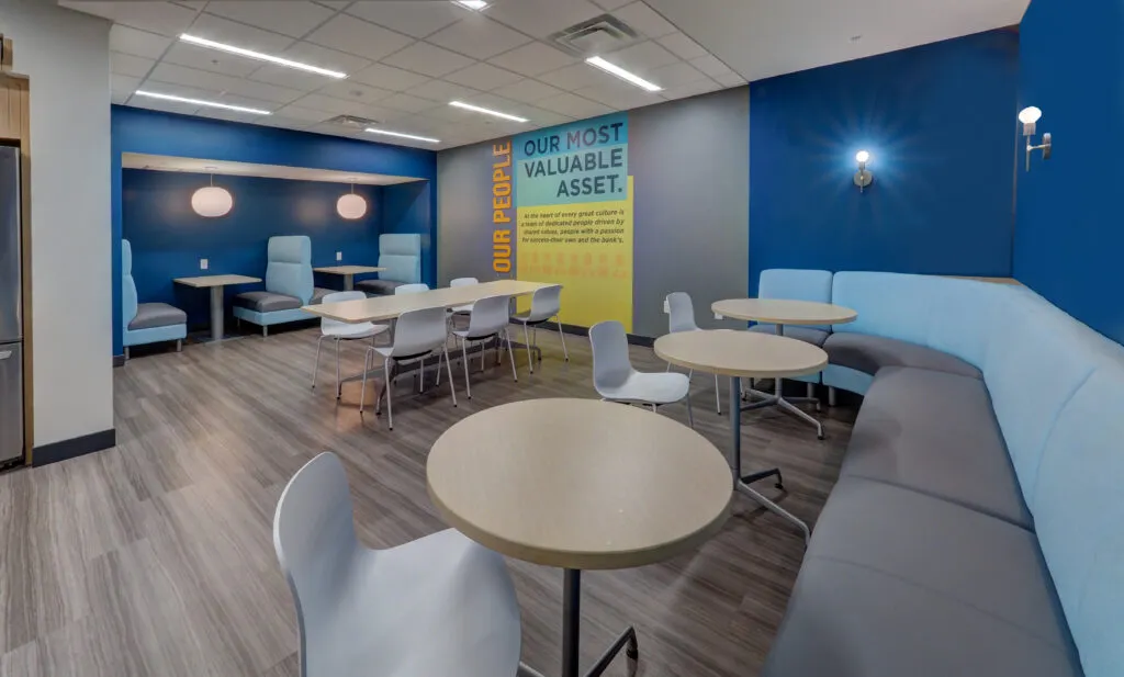 Eaton Community Bank lunch room