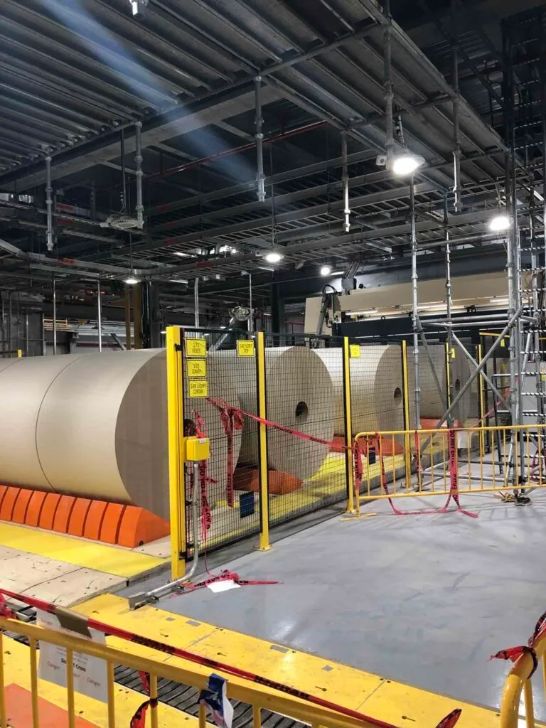 Graphic Packaging K2 Building paper roll storage