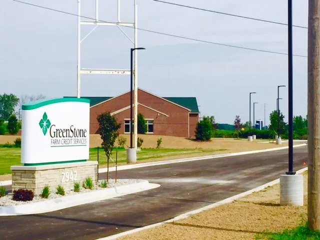 Greenstone exterior sign and drive