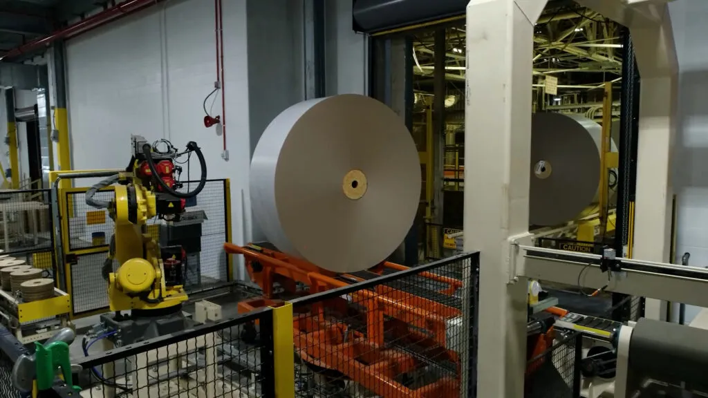 Graphic Packaging paper rolls
