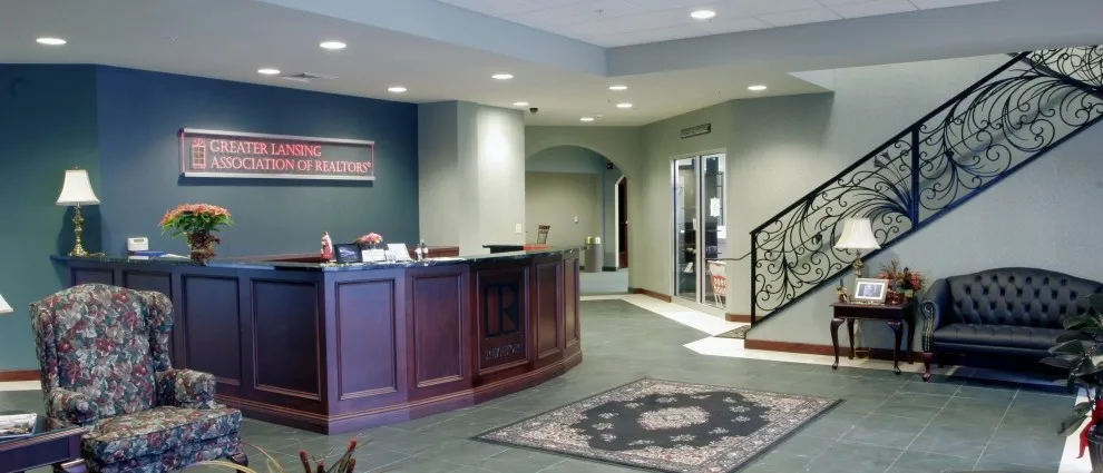 Greater Lansing Association of Realtors front entrance interior