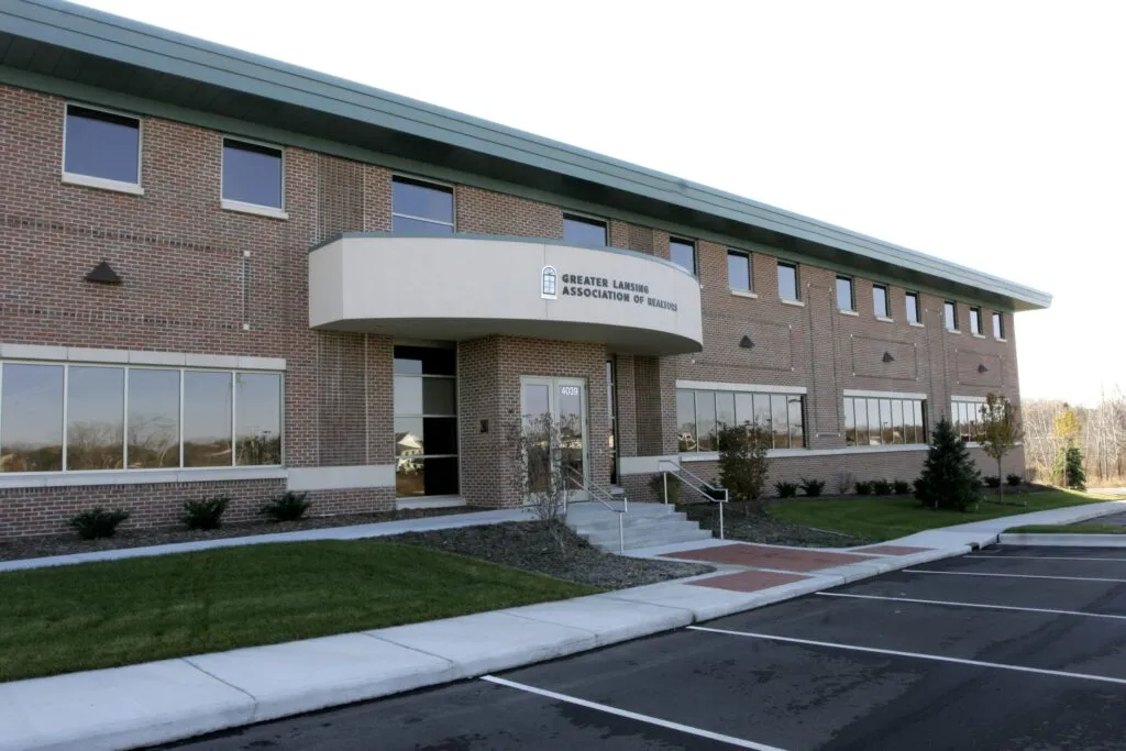 Greater Lansing Association of Realtors front entrance exterior