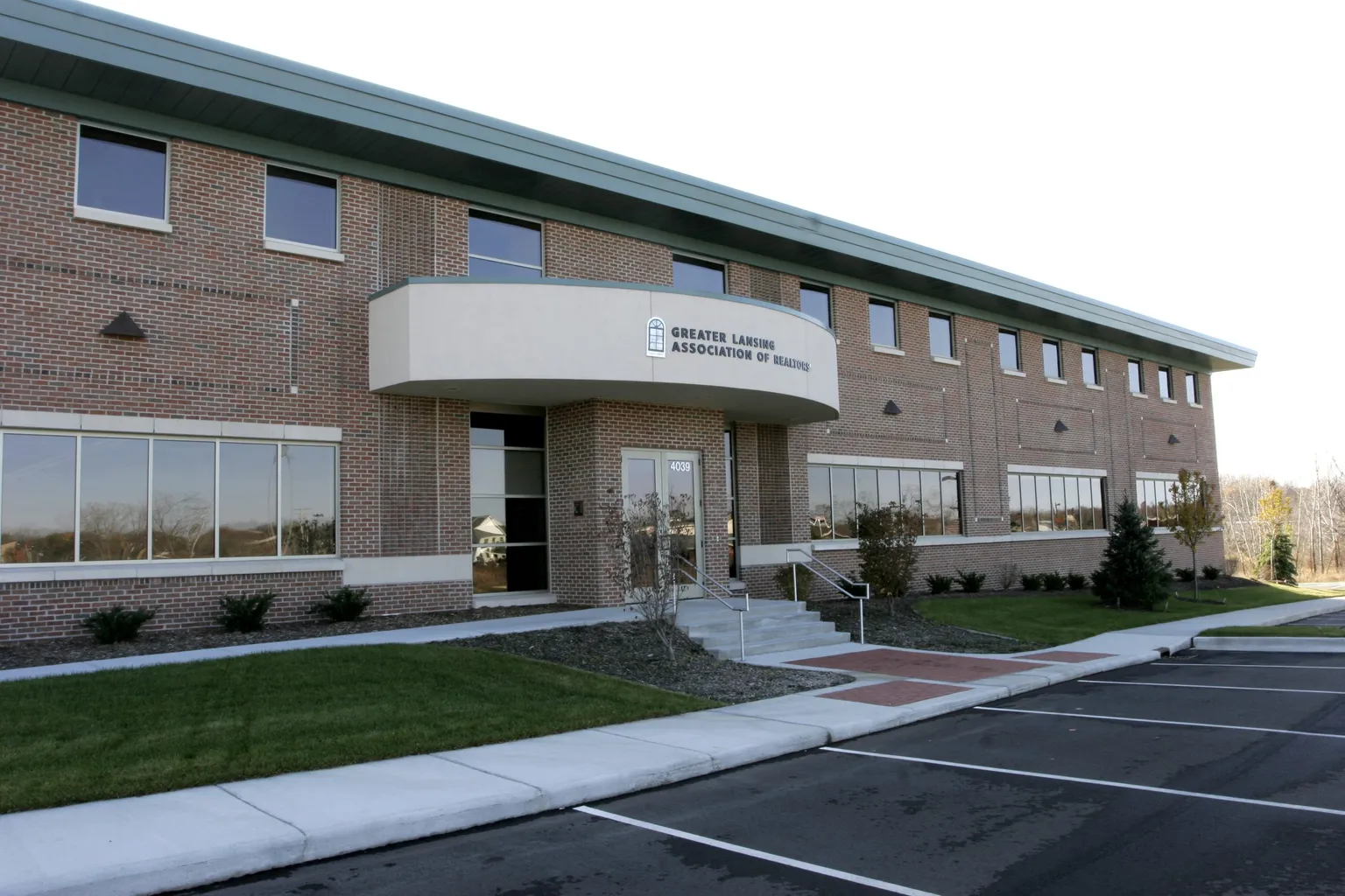 Greater Lansing Association of Realtors front entrance exterior