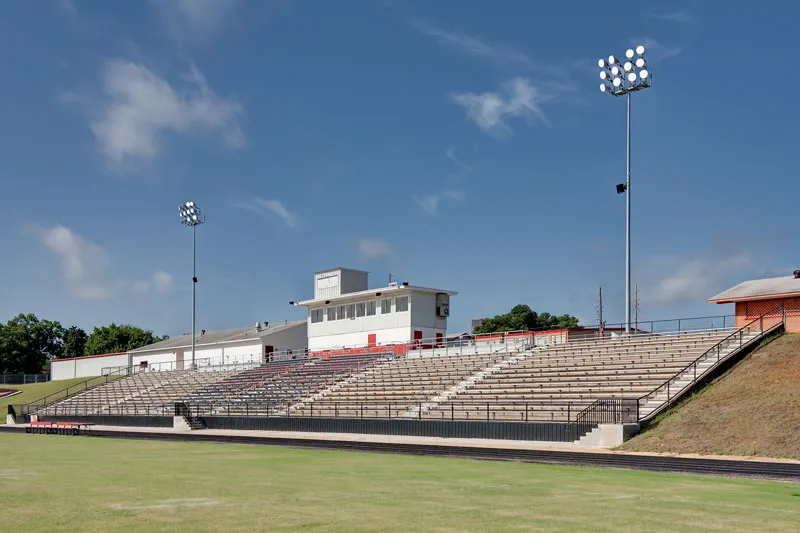 Hughes Spring Independent School District exterior bleachers