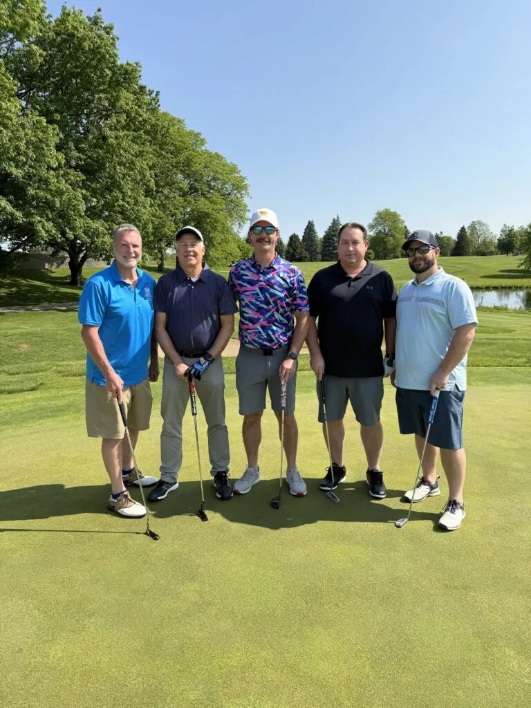 WIELAND team members at a golf outing