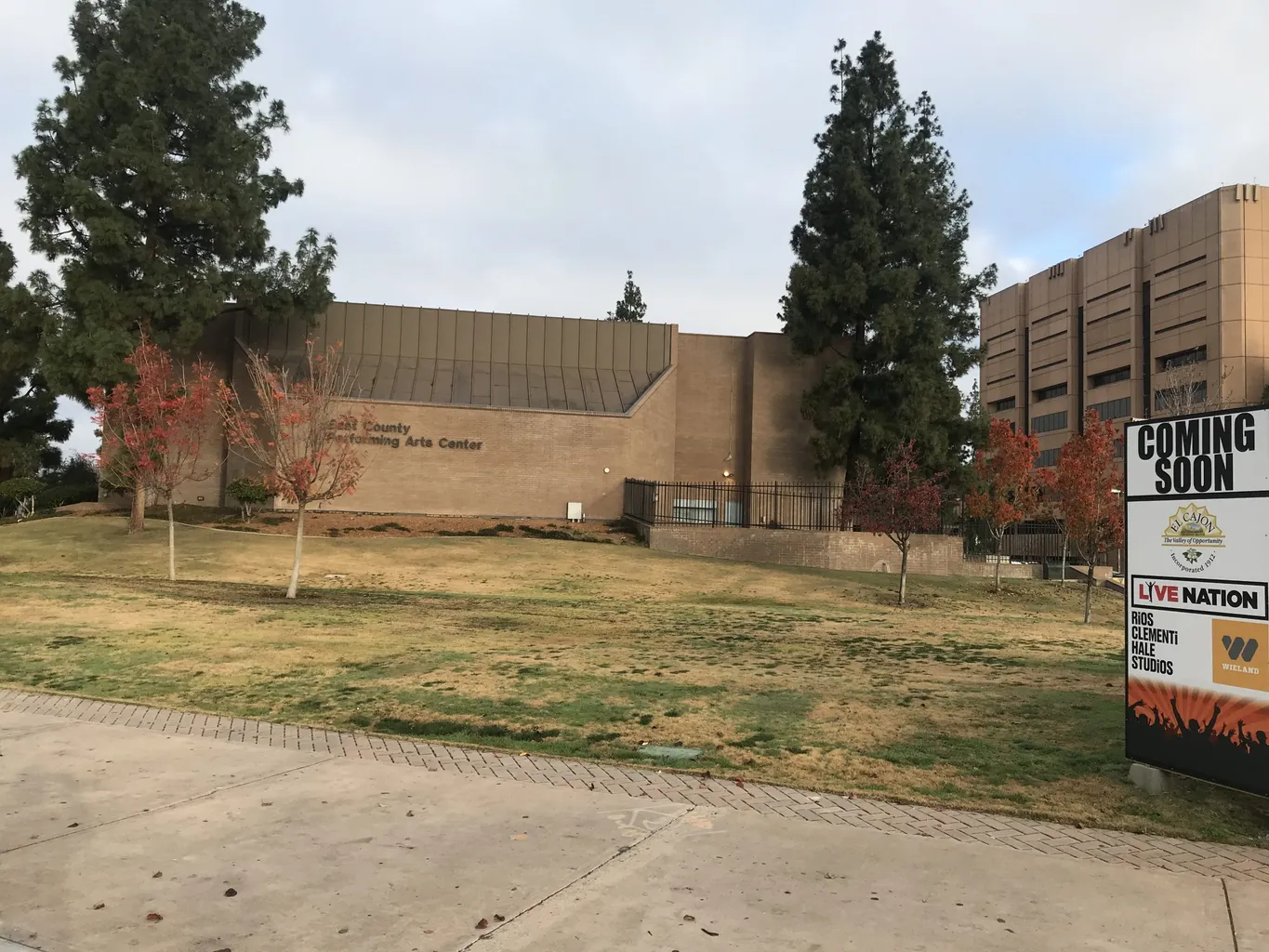 East County Performing Arts Center exterior