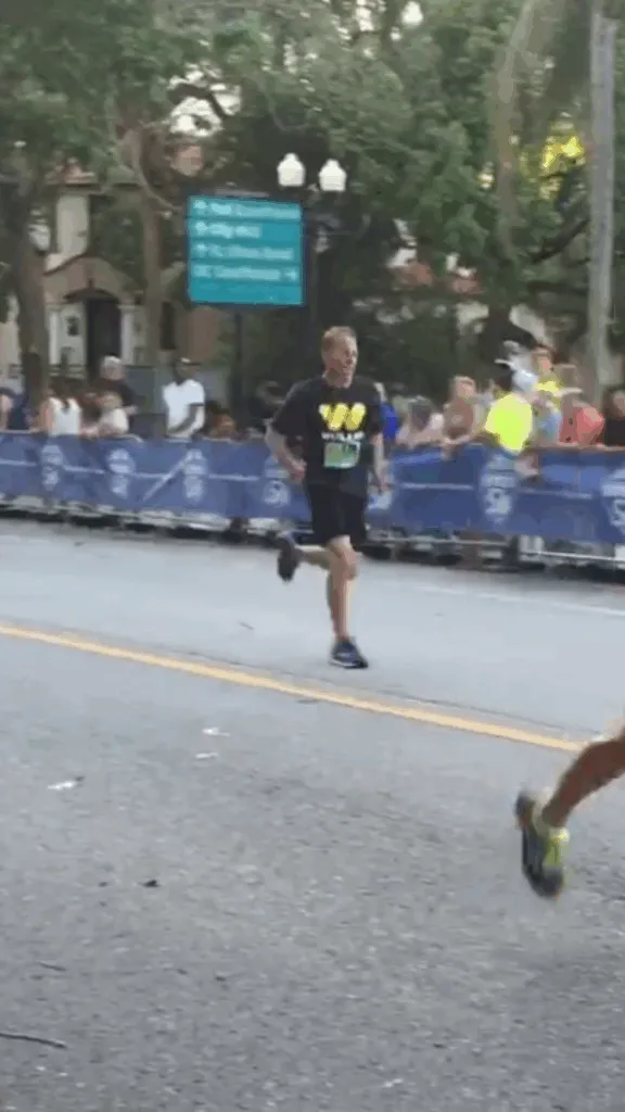 WIELAND employee participating in marathon