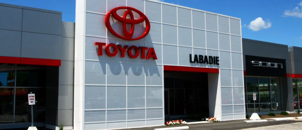 Labadie Toyota exterior front entrance