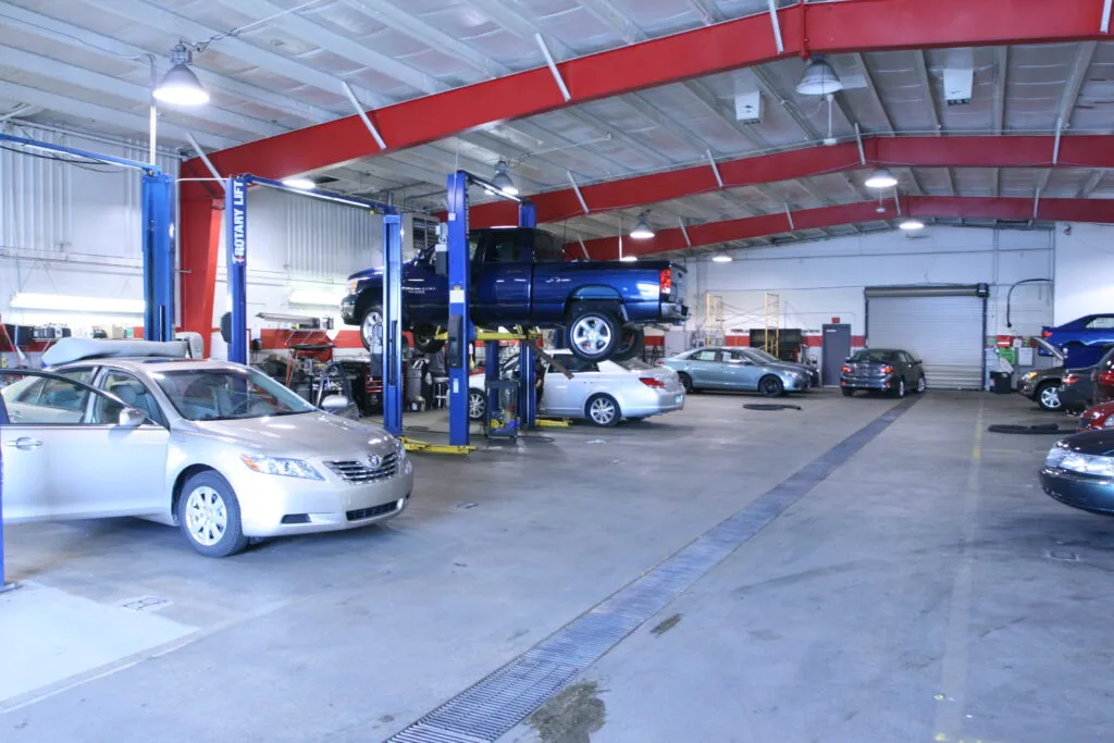 Labadie Toyota garage floor