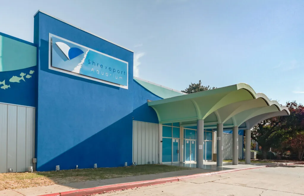 Shreveport Aquarium front entrance
