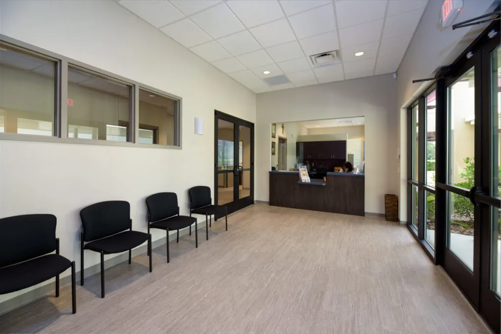 Most Precious Blood Catholic Church waiting area