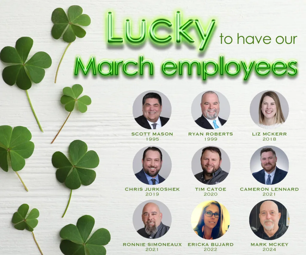March anniversaries graphic