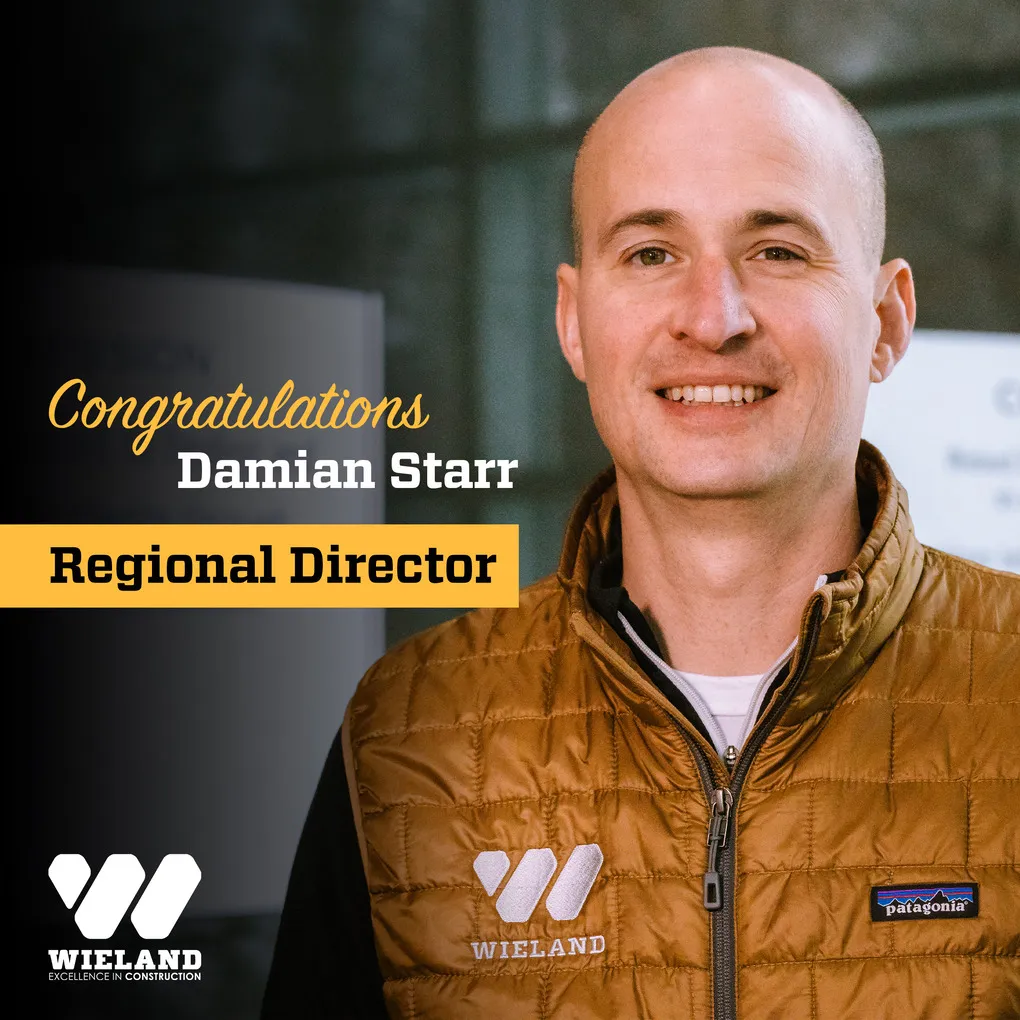Damian Starr Regional Director promotion congratulations