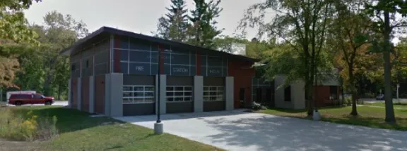 Meridian Twp. Fire Station #91 garage exterior