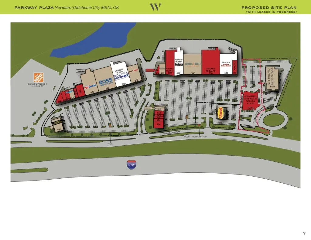 Parkway Plaza proposed site plan