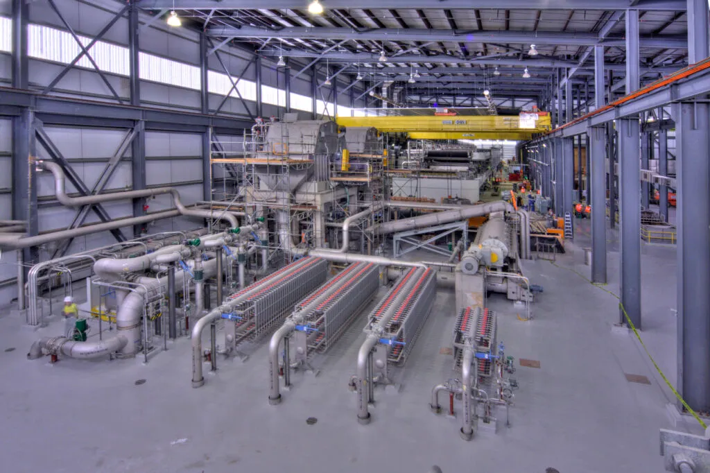 Pratt Paper Indiana factory floor