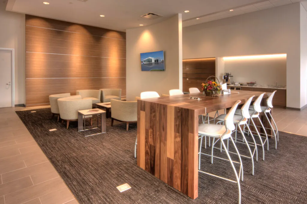 Prestige Cadillac waiting room