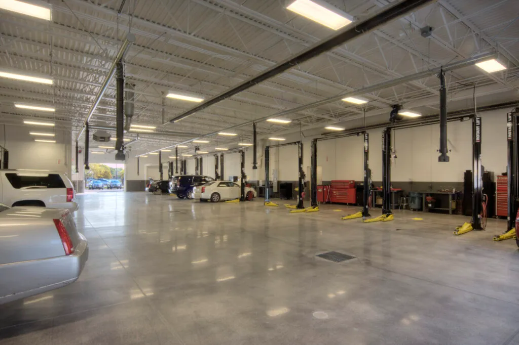 Prestige Cadillac garage interior