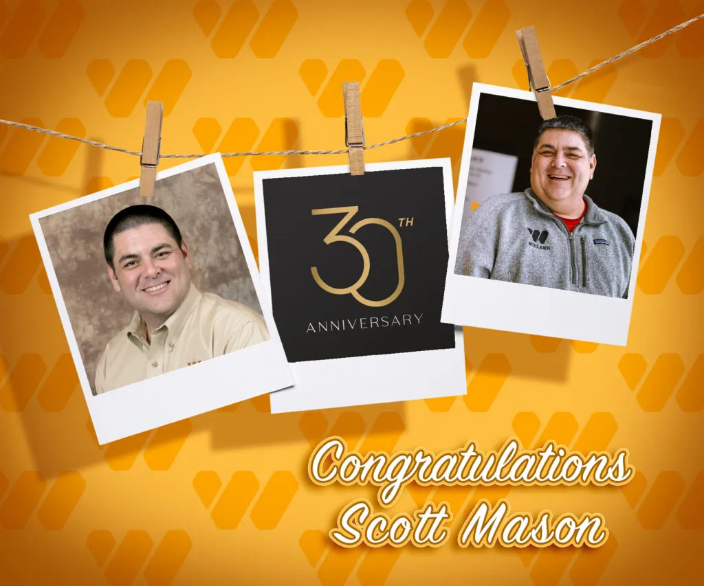 Scott Mason 30th Anniversary congratulations