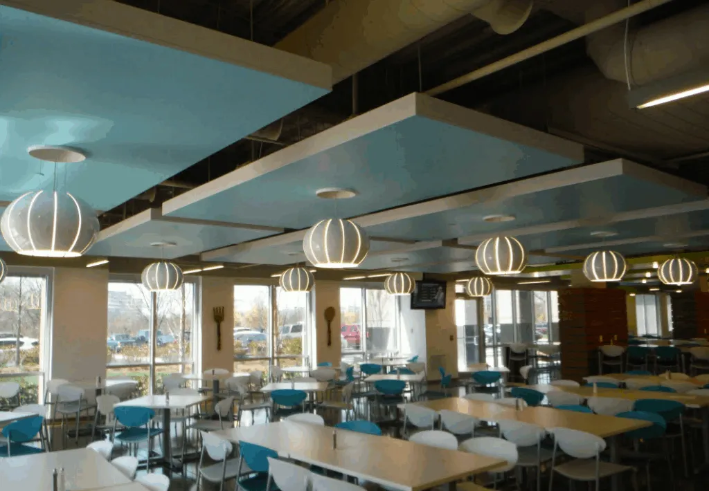 Lunch room dining area
