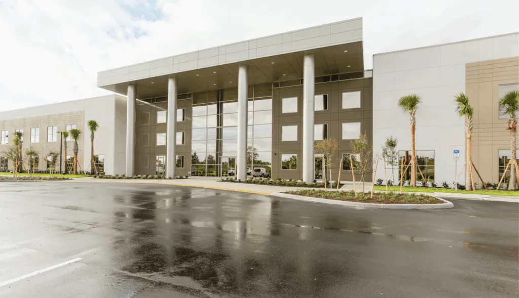 Exterior front entrance