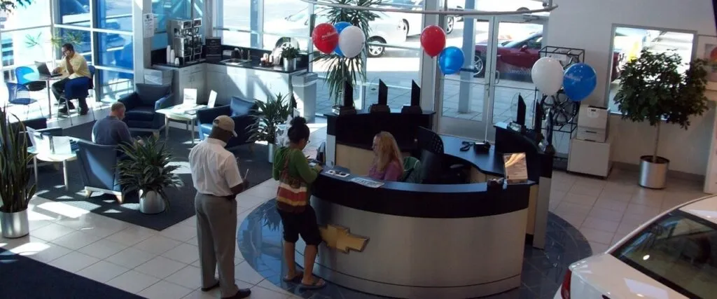 Shaheen Chevrolet front desk