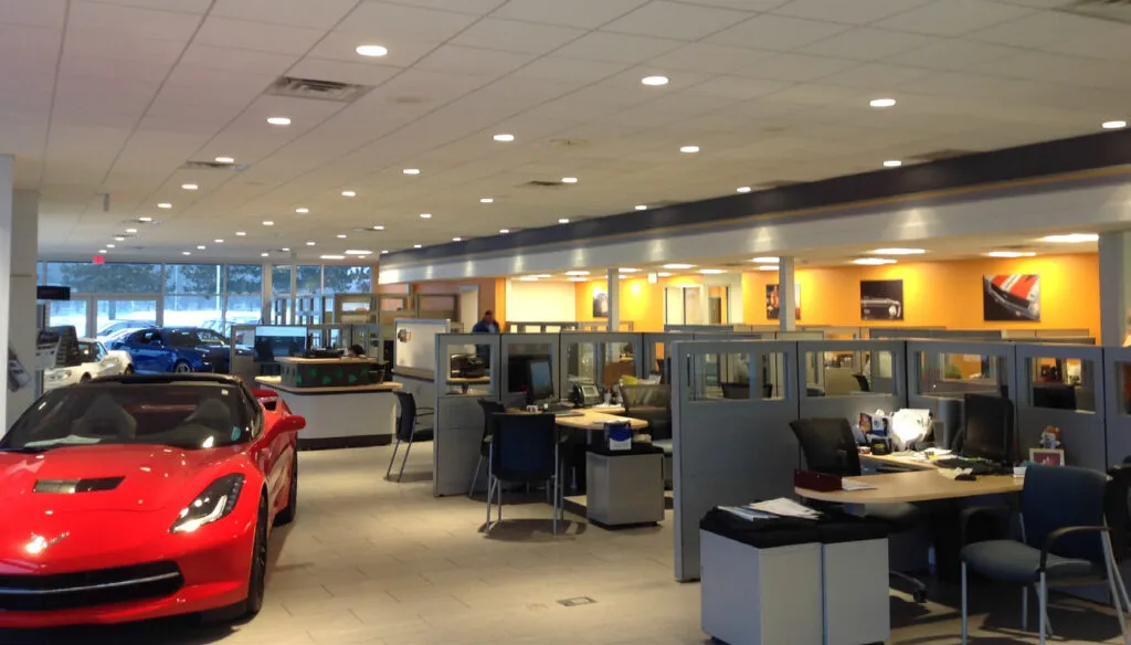 Team One Chevrolet sales floor