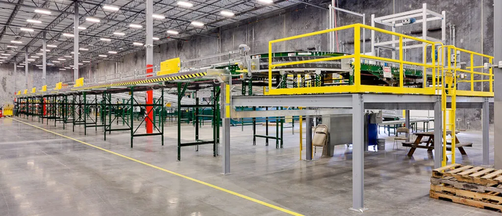 Tire Rack factory floor
