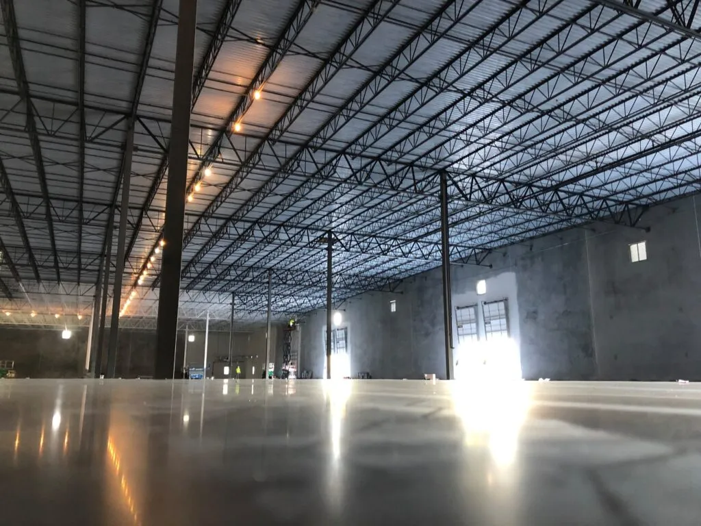 United Facilities interior ceiling