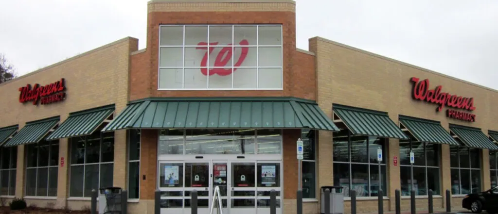 Walgreens exterior front entrance