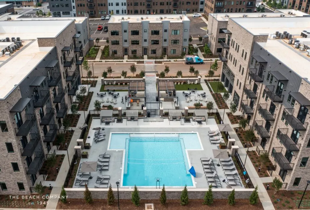 The Foundry pool area